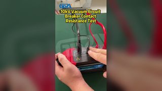 10kV 진공차단기 접촉저항 테스트